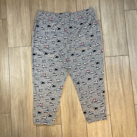 Comfort Code by Cuddl Duds Pink Dot Pajama Set Dog Print Pants Women’s 3X - Picture 15 of 16